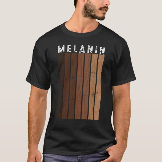 Camiseta Orgulho Negro Melanin BLM Mulheres Afro Rainha Rei (Frente)