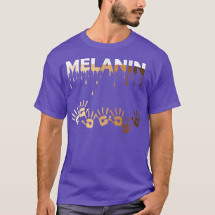 Camiseta Orgulho Negro Melanin, História Negra Mês Para Hom