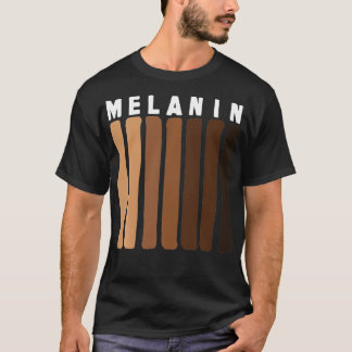 Camiseta Orgulho Negro Melanina Presente Afro-Americano