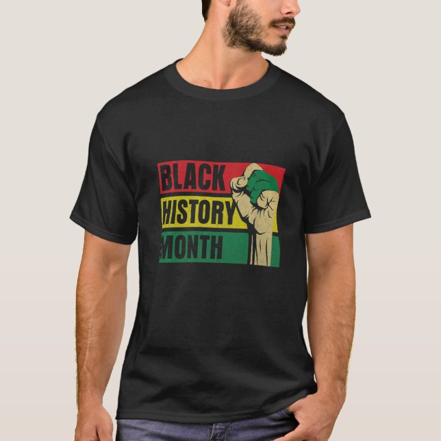 Camiseta Orgulho negro negro negro negro do orgulho negro d (Frente)