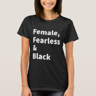 Camiseta Orgulho Negro Para Mulheres Sem Carência E Oi Pret