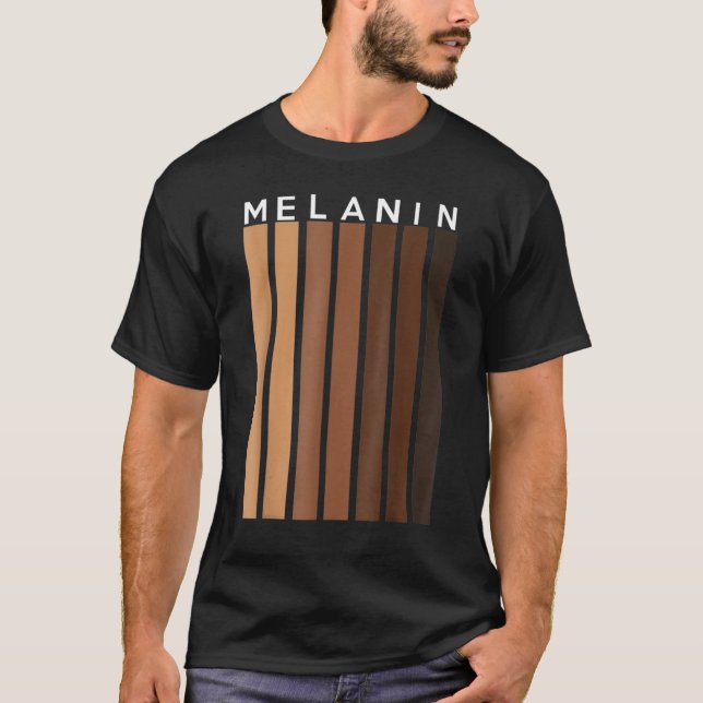 Camiseta Orgulho Negros Melaninas Para Mulheres Homens Afro (Frente)