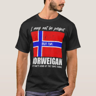 Camiseta Orgulho Norueguês Escandinávia Noruega Bandeira Or
