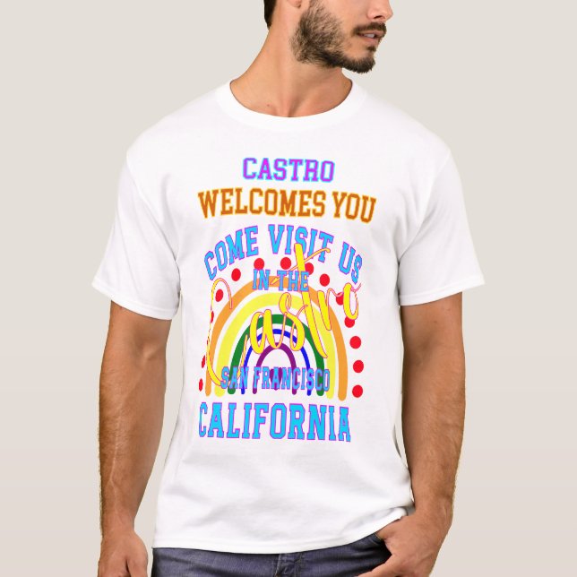 Camiseta Orgulho nos Castro: Explore a Vibra de São Francis (Frente)
