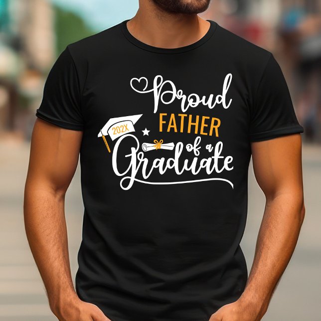 Camiseta Orgulho Pai Classe de 2025 Formando Pai (Criador carregado)