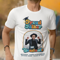 Orgulho Pai do formando retro do entalhe