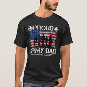 Camiseta Orgulho Pai Militar Patriótico Pai Orgânico Patrió