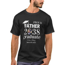 Orgulho Pai personalizado da graduação T-Shirt