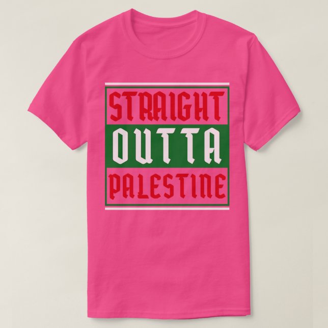 Camiseta Orgulho Palestino Presente (Frente do Design)