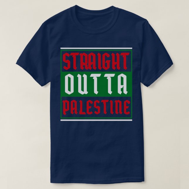 Camiseta Orgulho Palestino Presente (Frente do Design)