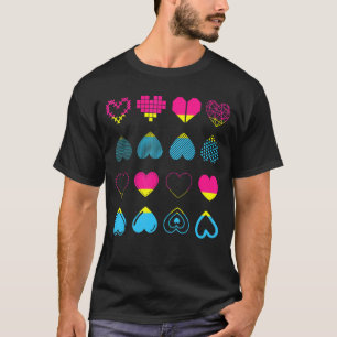 Camiseta Orgulho Pan Pride Pansexualidade Sinalizador Cardí