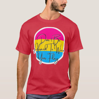 Camiseta Orgulho Pansexual Acende Sua Bandeira