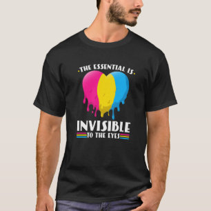 Camiseta Orgulho Pansexual Derretendo Cardíaco Pansexualid