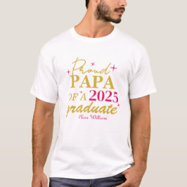 Camiseta Orgulho papa de um formando