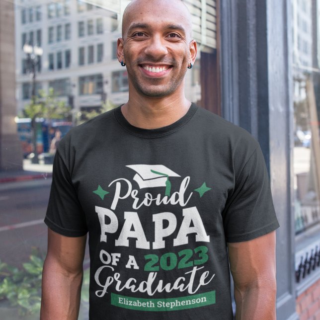 Camiseta Orgulho Papa de uma família de formandos 2023 (Criador carregado)