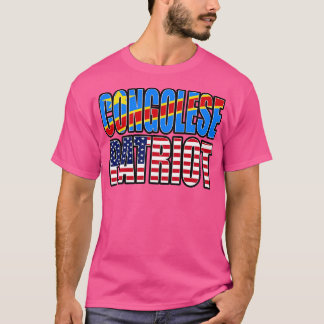 Camiseta Orgulho Patriótico Americano Democrático Congolês