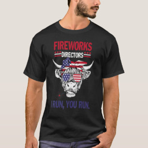 Camiseta Orgulho Patriótico Bandeira de Vaca das Terras Alt