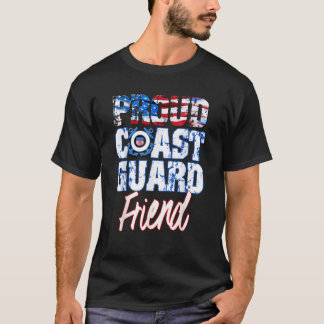 Camiseta Orgulho Patriótico da Guarda Costeira dos EUA Amig