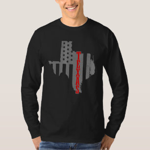 Camiseta Orgulho Patriótico do Estado de Bandeira do Texas 