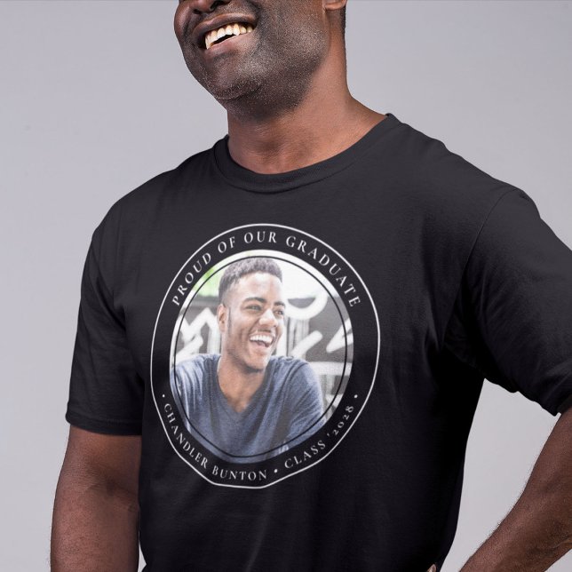 Camiseta Orgulho personalizado de nossa graduação de fotos  (Criador carregado)