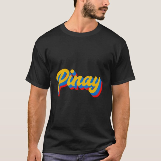 Camiseta Orgulho Pinay Filipina Herança das Filipinas (Frente)