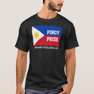 Camiseta ORGULHO PINOY Bandeira personalizada das Filipinas