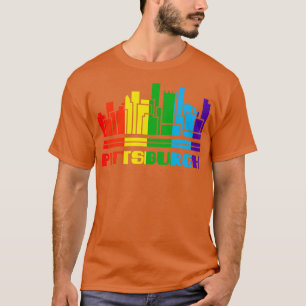 Camiseta Orgulho Pittsburgh Gift LGBT Supo LGBTQ