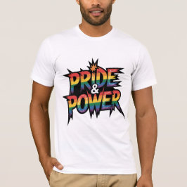 Camiseta Orgulho & Poder LGBTQ
