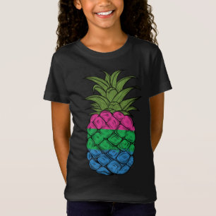 Camiseta Orgulho Polissexual Abacaxi Orgulho Poli Abacaxi F