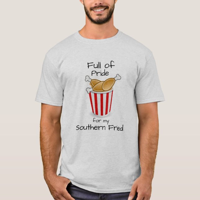Camiseta Orgulho por frango Fried do Sul (Frente)