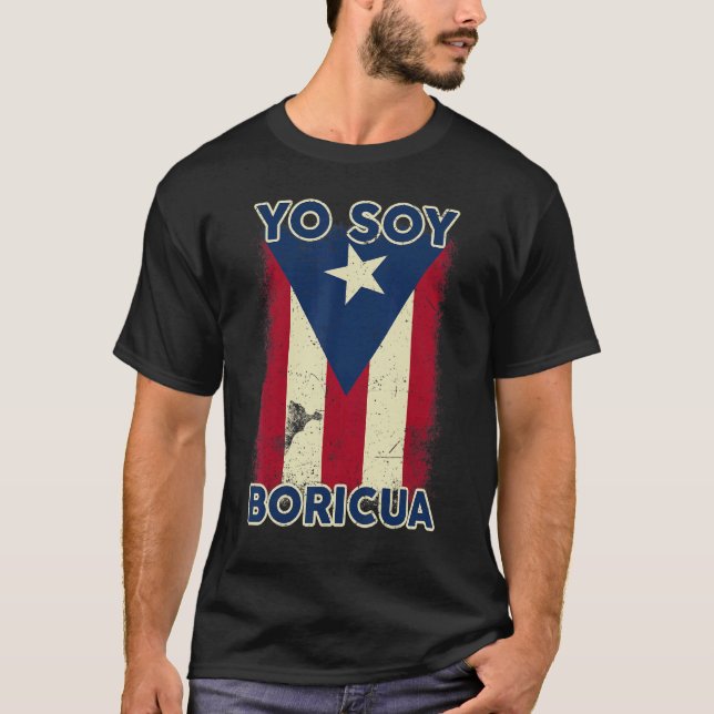Camiseta Orgulho Porto Rico Yo Soy Boricua Porto Rico Fla (Frente)