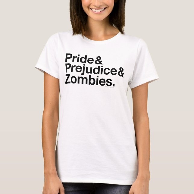 Camiseta Orgulho & Predjudice & zombis 2 (Frente)