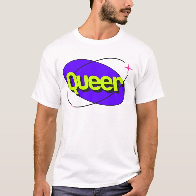 Camiseta Orgulho Queer Y2K (Frente)
