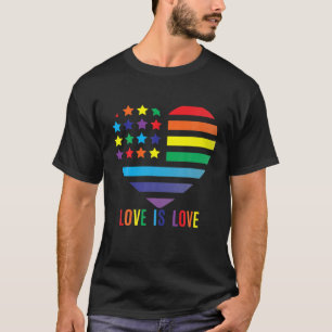 Camiseta Orgulho Rainbow Igualdade LGBT, Amor é Amor