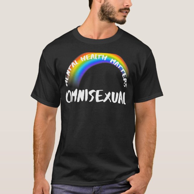 Camiseta Orgulho Rainbow Lgbtq Omnisexual (Frente)