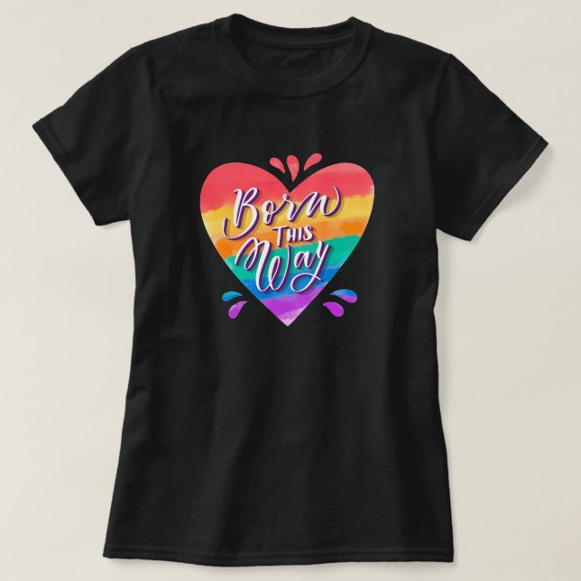 Camiseta Orgulho Rainbow Love T-Shirt (Frente do Design)