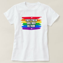 Orgulho Rainbow Love T-Shirt