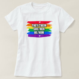 Camiseta Orgulho Rainbow Love T-Shirt