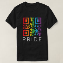 Orgulho Rainbow QR Code LGBTQIA+ T-Shirt