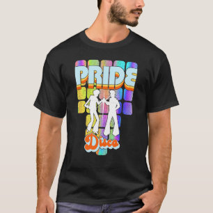 Camiseta Orgulho Rapazes Disco Arco-íris Lgbt Boogie Dança