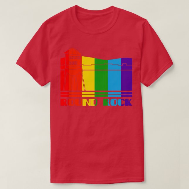Camiseta Orgulho redondo Roteiro LGBT Oferta LGBT Supo (Frente do Design)