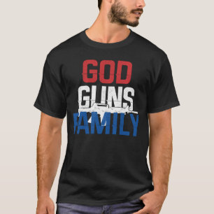 Camiseta Orgulho Republicano dos EUA Patriot God Guns Bacon