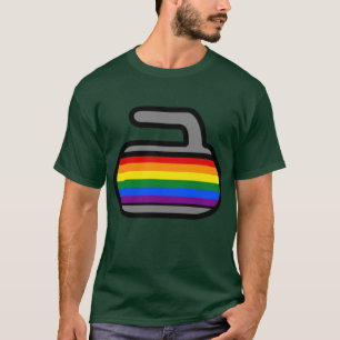 Camiseta Orgulho Rochas Curling amigos dos Rockers