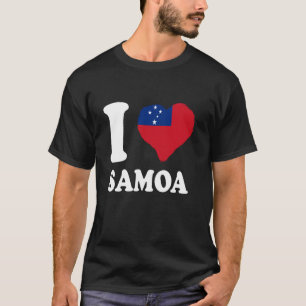 Camiseta Orgulho Samoano Raízes Samoanas Bandeira Samoana E