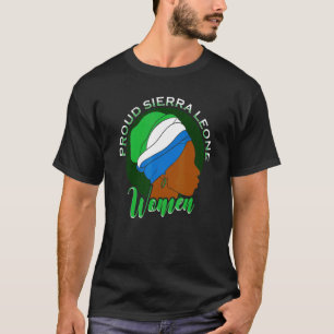 Camiseta Orgulho Serra Leoa Mulheres Serra Leoa