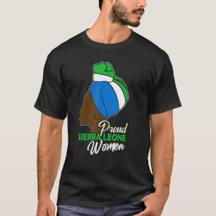 Camiseta Orgulho Serra Leoa Mulheres Serra Leoa