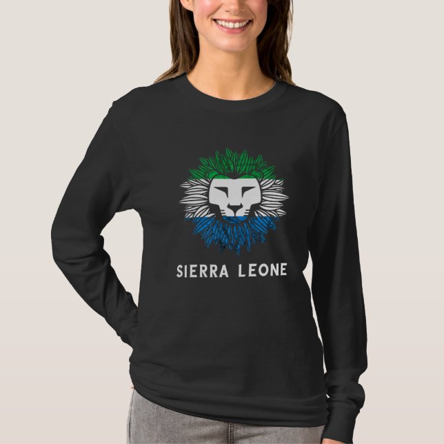 Camiseta Orgulho Serra Leoa Rei Serra Leoa (Frente)