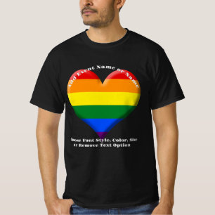 Camiseta Orgulho Sinalizador Coração