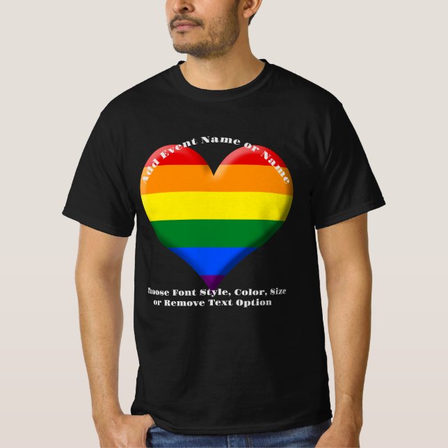 Camiseta Orgulho Sinalizador Coração (Frente)