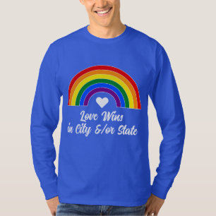 Camiseta Orgulho Sinalizador Rainbow